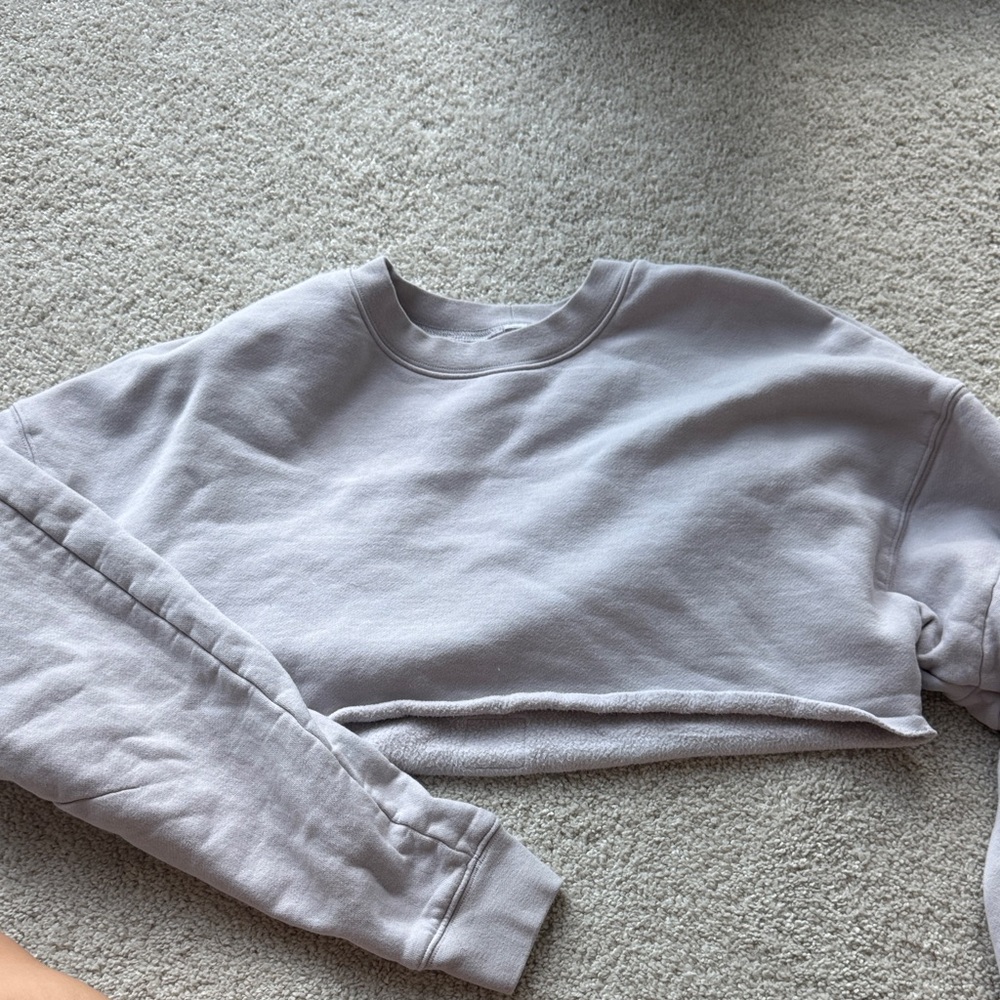 Alo cropped sweatshirt
